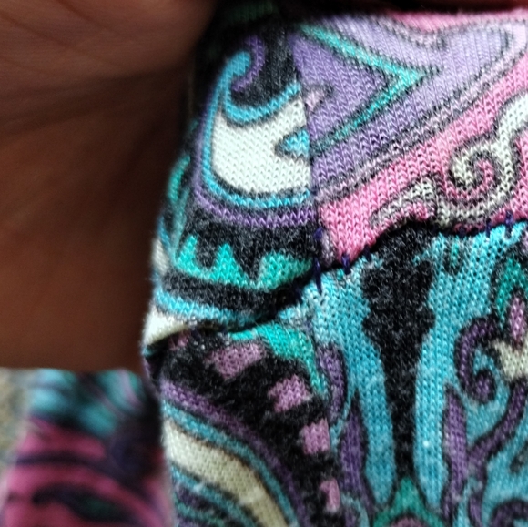 Cynthia Rowley Mid-Rise Paisley Floral Print Wide Leg Palazzo Drawstring Pants - Picture 14 of 14